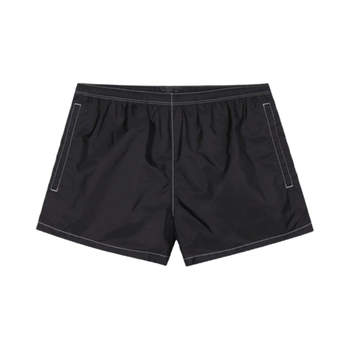 프라다 리나일론 스윔 트렁크 블랙(Prada Re-Nylon Swim Trunks Black)