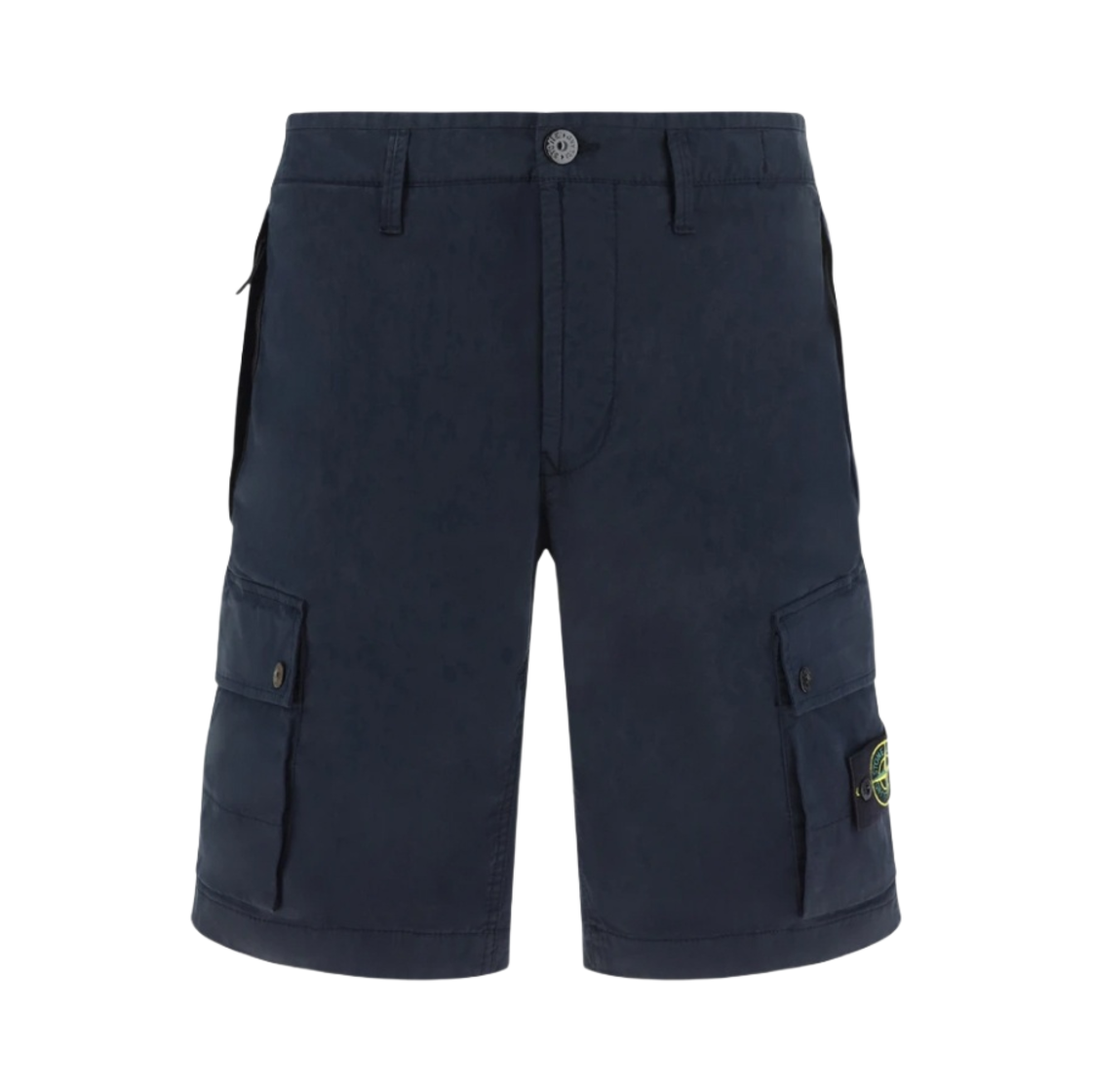 8015L1110-A0020 Stone Island L1110 Supima Cotton Cargo Bermuda Shorts Navy Blue - 24SS