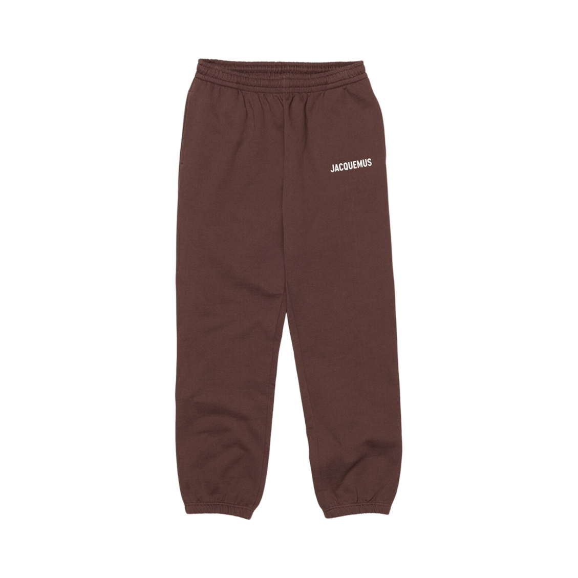 자크뮈스 르 조깅 자크뮈스 로고 프린티드 트랙 팬츠 브라운(Jacquemus Le Jogging Jacquemus Logo Printed Track Pants Brown) - 1