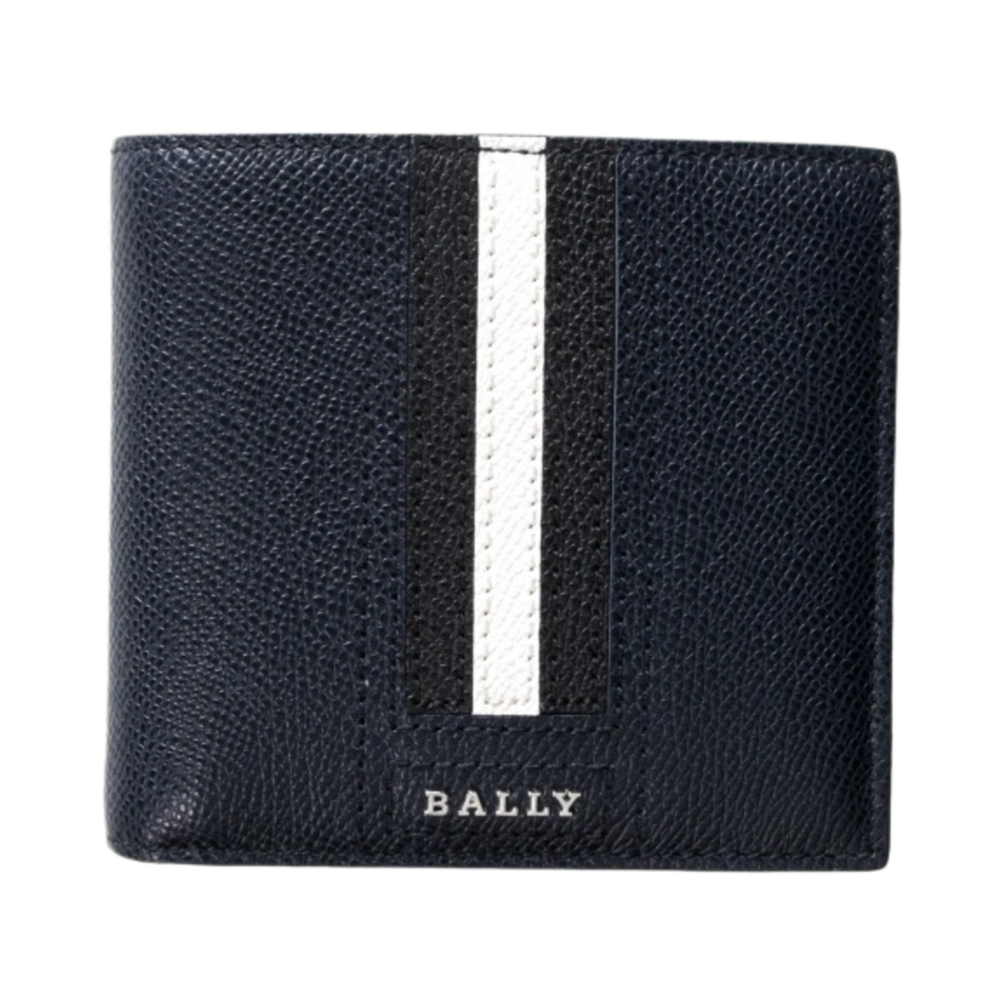 6219955 Bally Teisel Leather Bi-Fold Wallet Blue