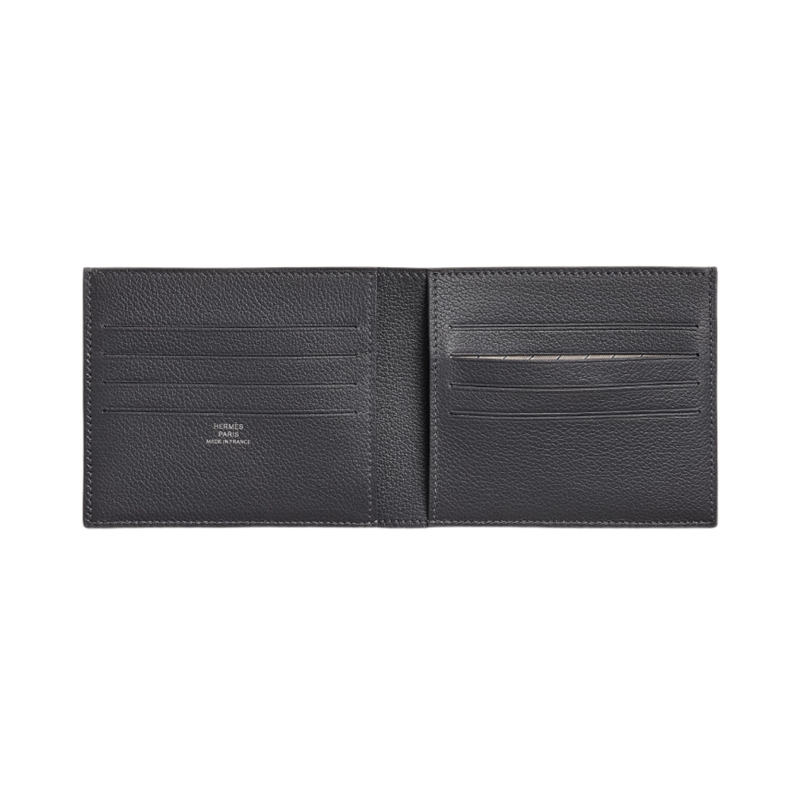 에르메스 시티즌 트윌 컴팩트 카드 홀더 에버컬러 & 아르두아즈 베쥬 누아(Hermes Citizen Twill Compact Card Holder Evercolor & Ardoise Beige Noir) - 2