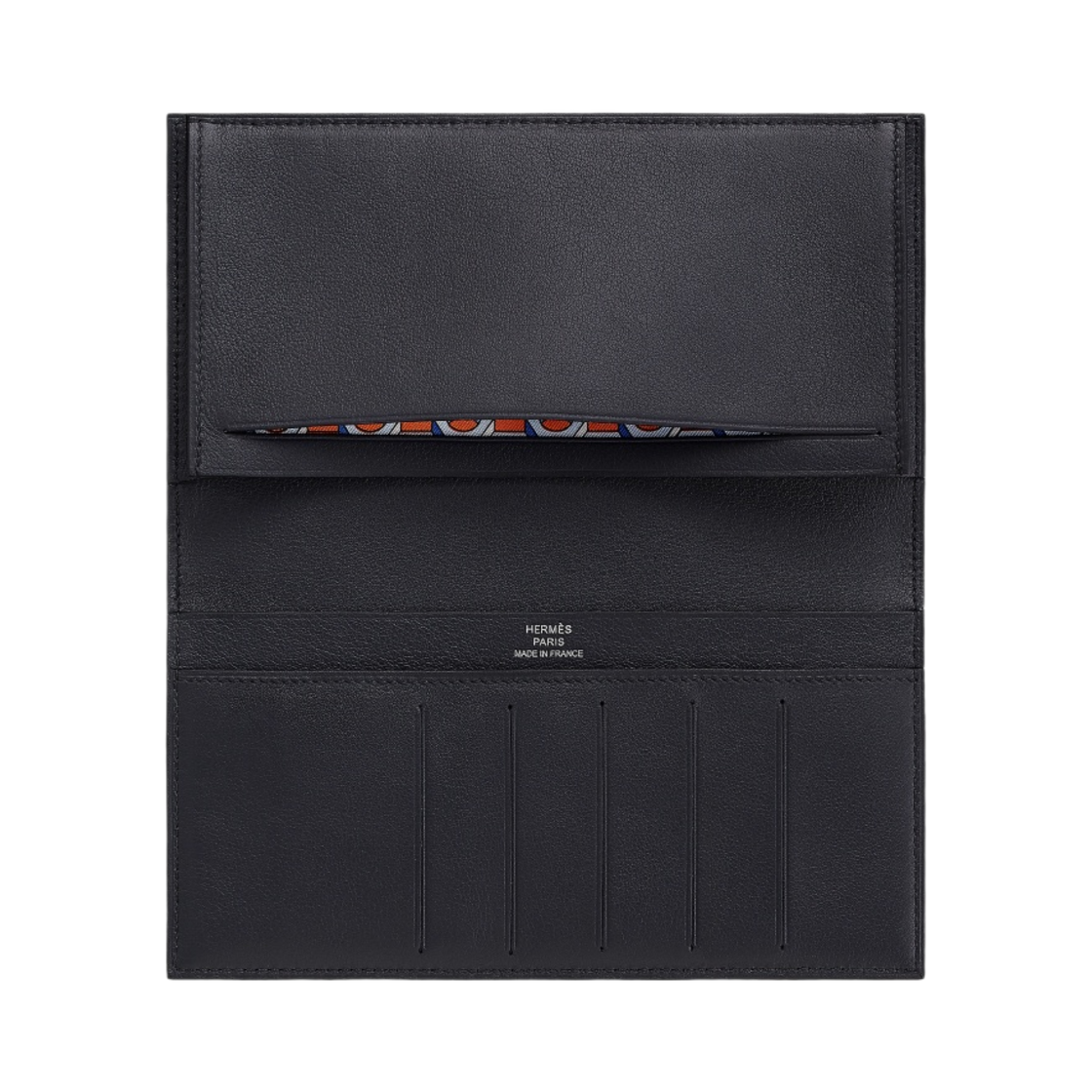 에르메스 시티즌 트윌 장지갑 스위프트 & 블루 인디고 오랑쥬 씨엘(Hermes Citizen Twill Long Wallet Swift & Bleu Indigo Orange Ciel) - 2