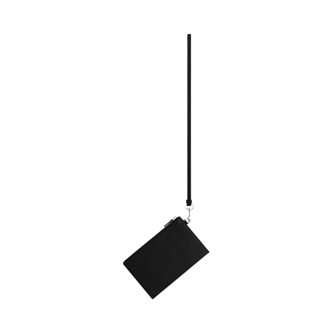 발렌시아가 그레인드 카프스킨 캐쉬 파우치 카드 홀더 블랙 화이트(Balenciaga Grained Calfskin Cash Pouch Card Holder Black White) - 2