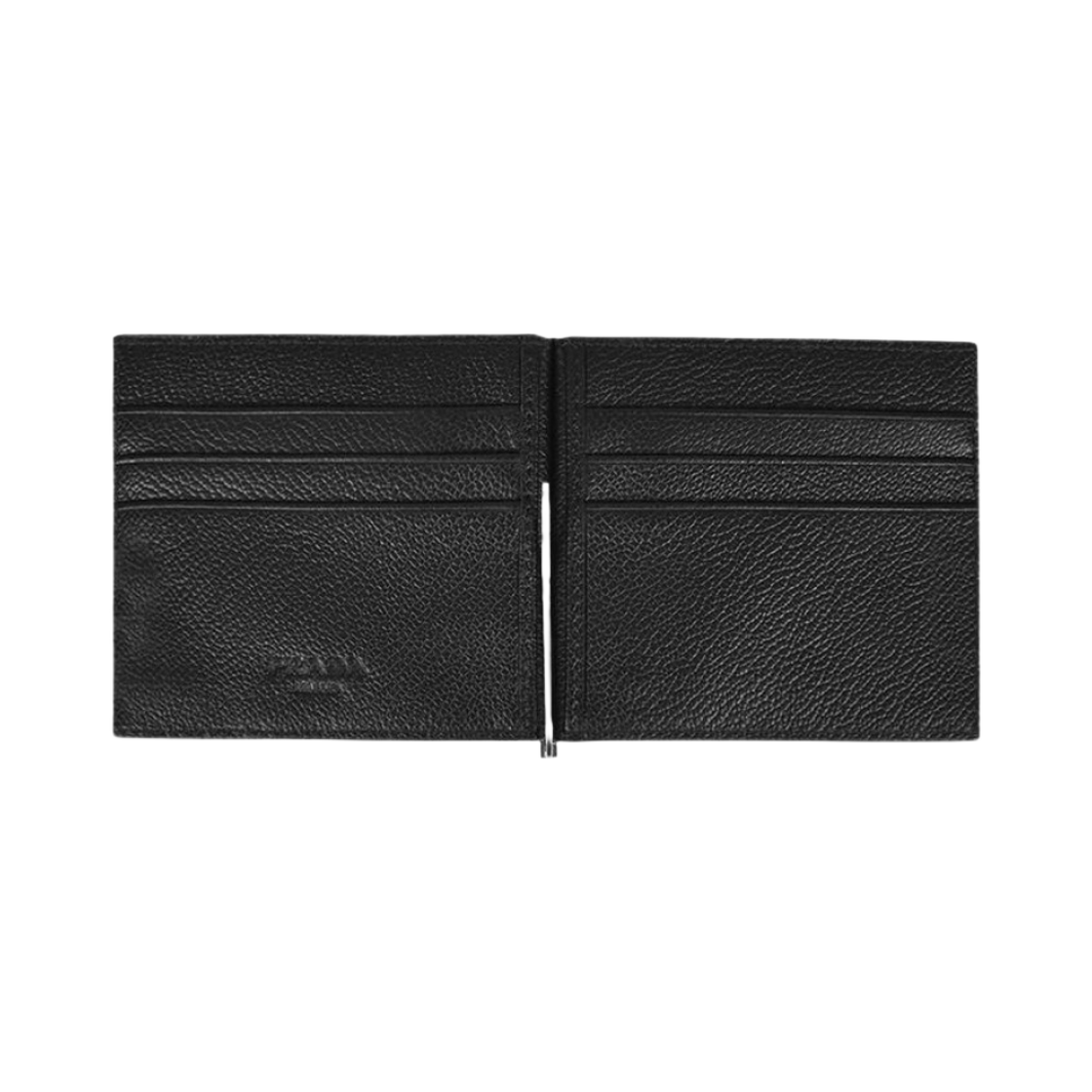 프라다 비텔로 마이크로 그레인 레더 머니 클립 블랙(Prada Vitello Micro Grain Leather Money Clip Black) - 2