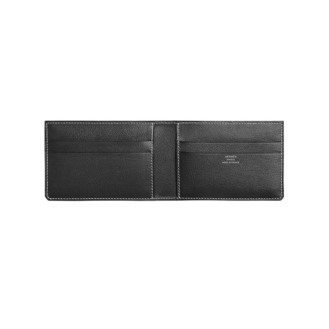 에르메스 H 셀리에 카드 홀더 에버그레인 & 누아(Hermes H Sellier Card Holder Evergrain & Noir) - 2