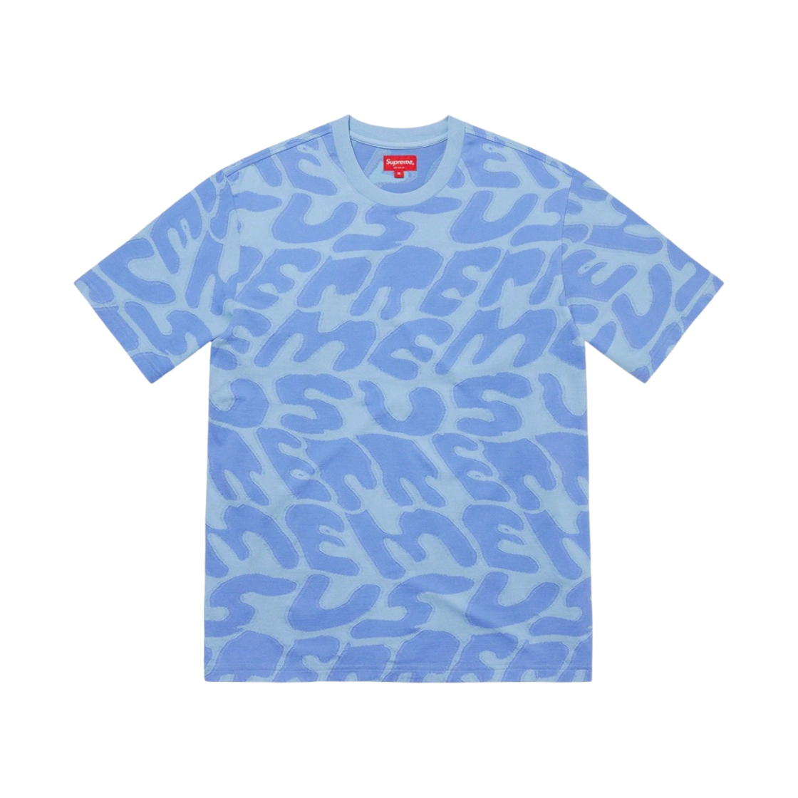 슈프림 스택드 인타르시아 숏슬리브 탑 라이트 블루 - 23SS(Supreme Stacked Intarsia S/S Top Light Blue - 23SS) - 1