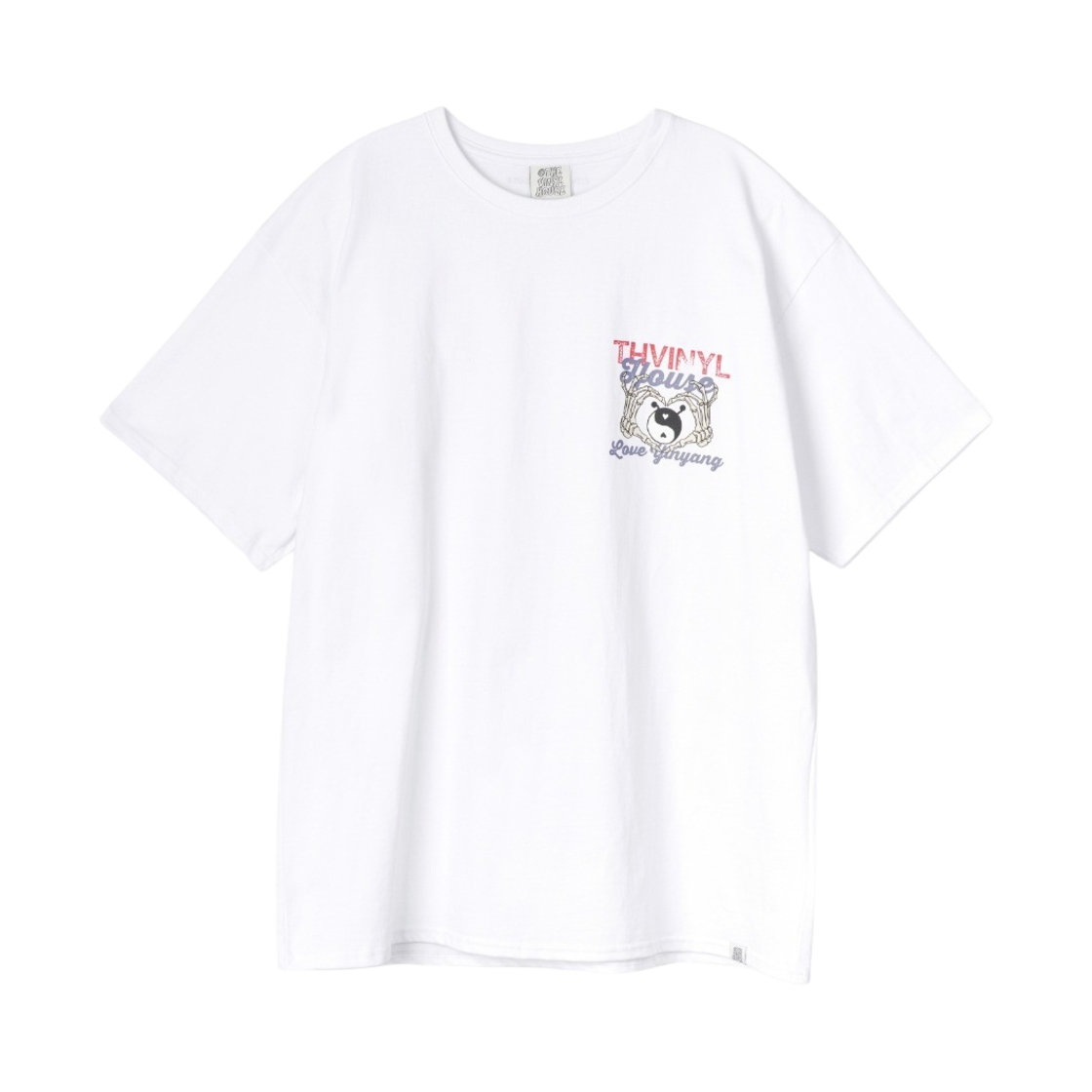 더바이닐하우스 러브 인양 티셔츠 화이트