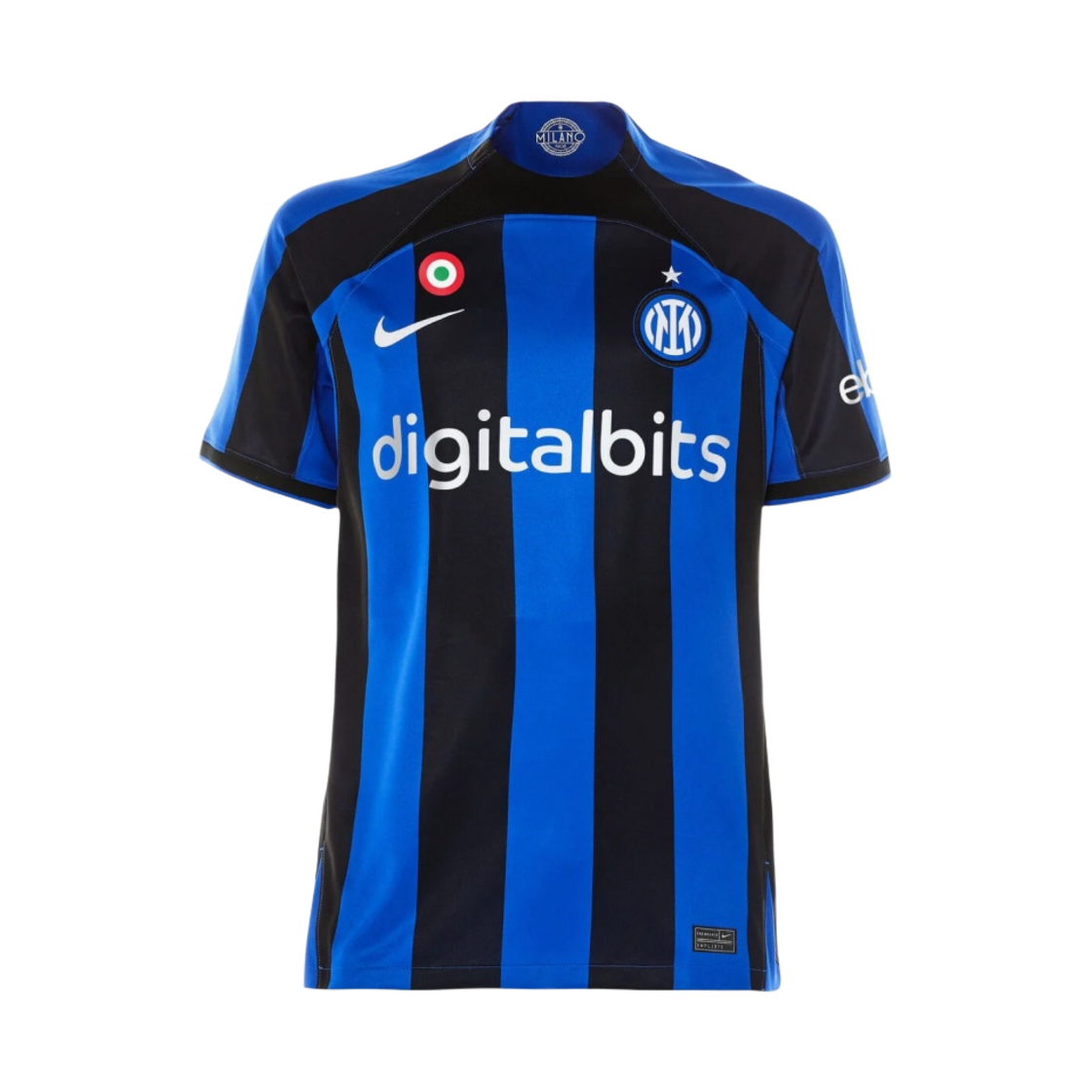 나이키 인터 밀란 2022/23 스타디움 홈 드라이핏 저지 리옹 블루 블랙 (코카르다 패치 버전)(Nike Inter Milan 2022/23 Stadium Home Dri-Fit Jersey Lyon Blue Black (Coccarda Patch Ver.))
