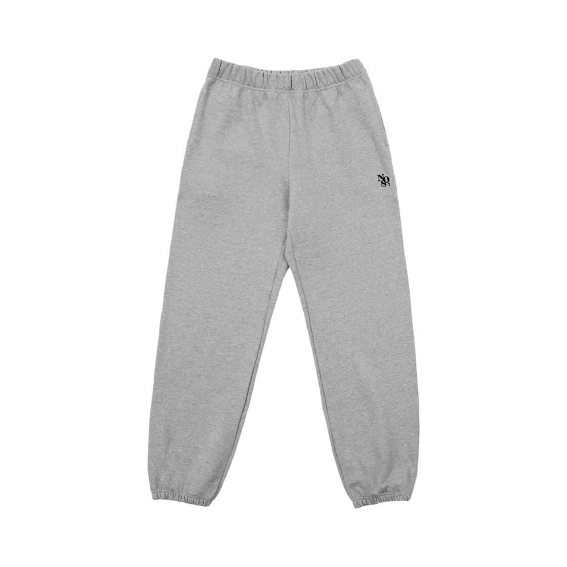 NOS7 메인로고 플리스 조거팬츠 그레이(NOS7 Main Logo Fleece Jogger Pants Grey)