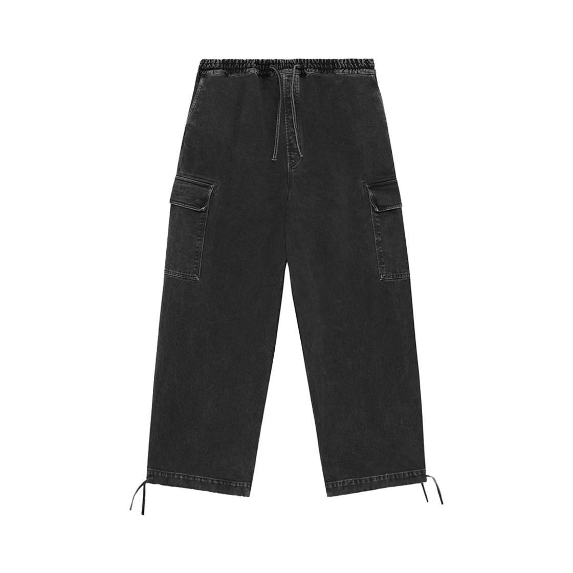 KM4DPALET07BK Etudes Studio Loose Cargo Pant Black - 24FW