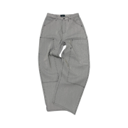 Undermycar Stripe Engineers Double Knee Work Pants Black Stripe - 24FW