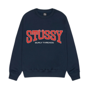 Stussy Burly Thread Crew Navy