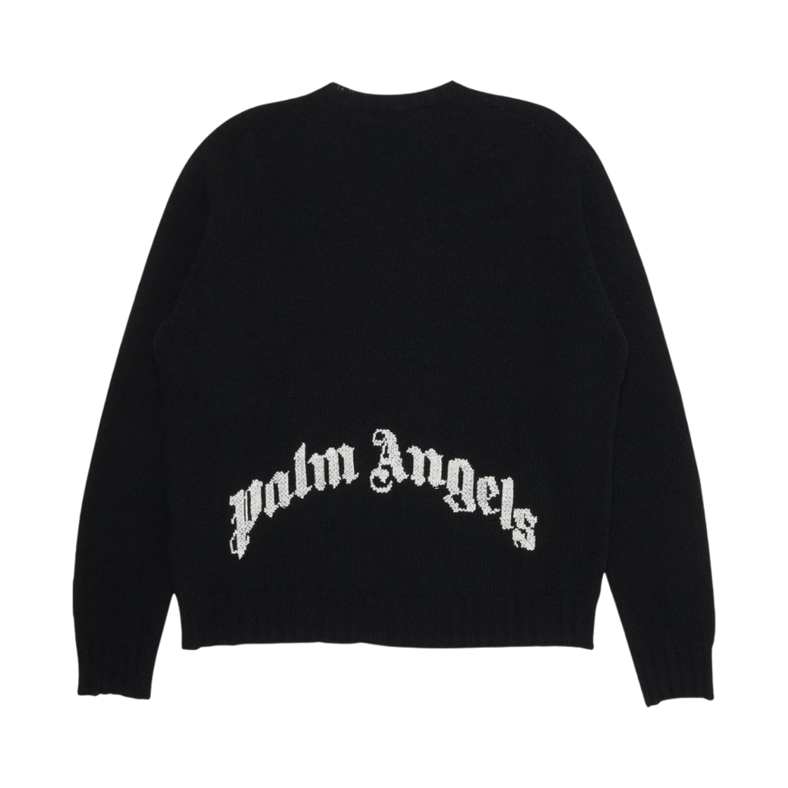 팜 엔젤스 커브드 로고 스웨터 블랙