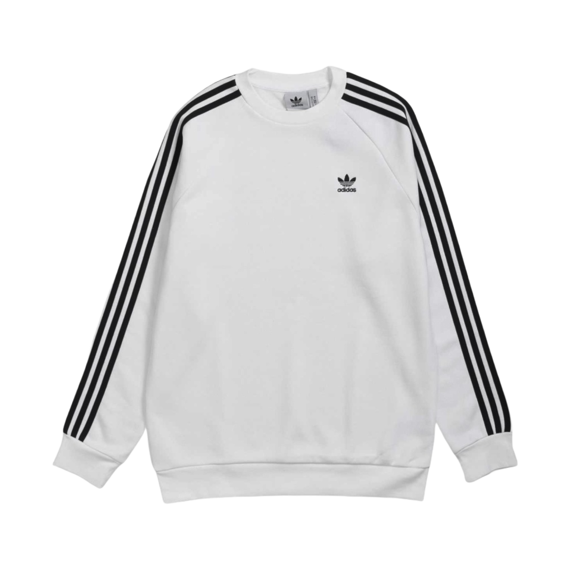 HE9483 Adidas Adicolor Classics 3-Stripes Crew Sweatshirt White - KR Sizing
