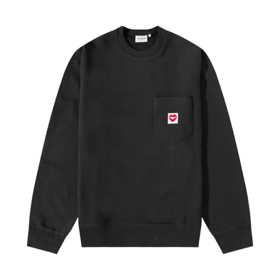 I032315-89-XX Carhartt WIP Heart Pocket Sweatshirt Black