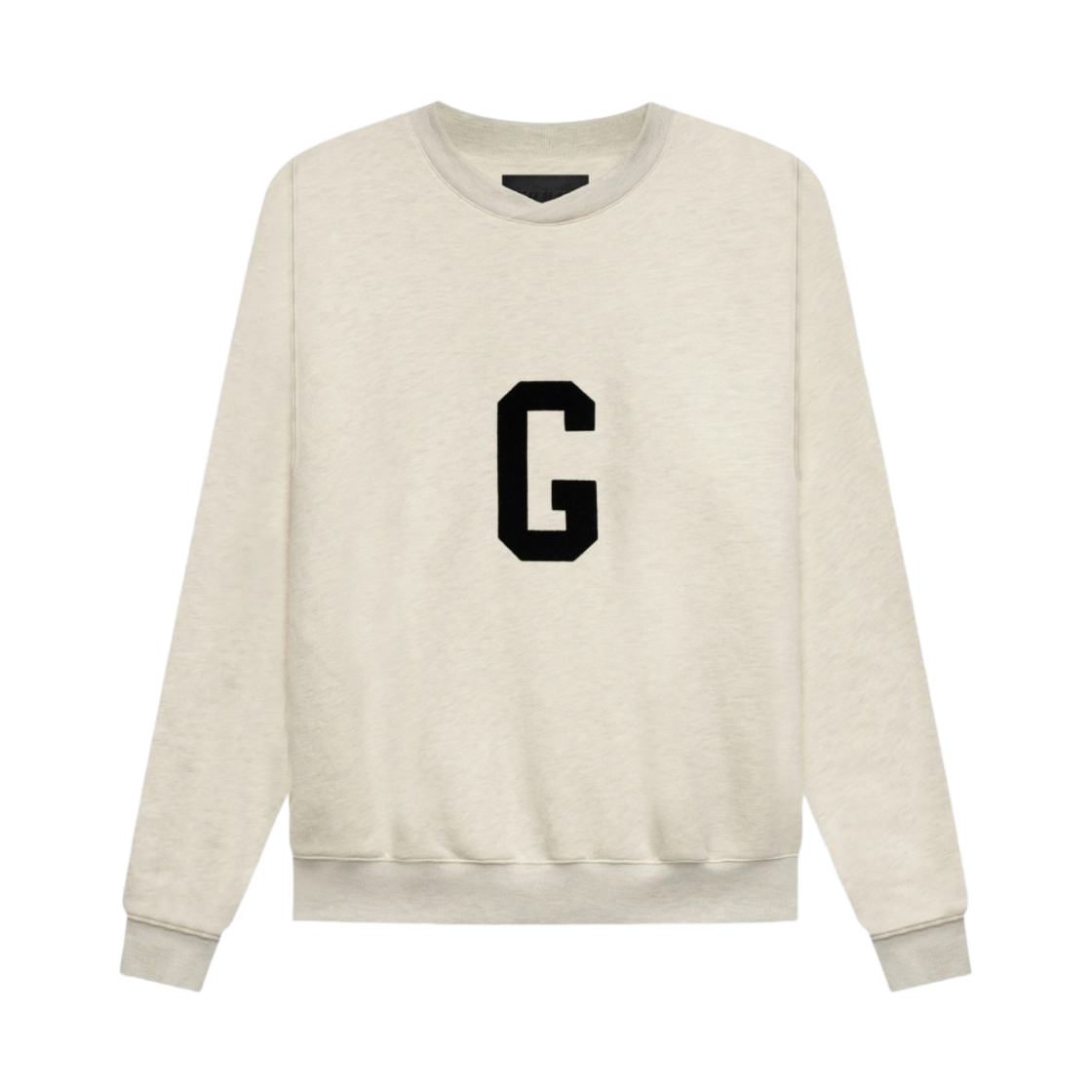 피어 오브 갓 G 크루넥 스웨트셔츠 크림 헤더(Fear of God G Crewneck Sweatshirt Cream Heather)