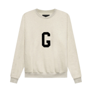 Fear of God G Crewneck Sweatshirt Cream Heather