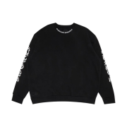 Chrome Hearts Neck Logo Crewneck Sweatshirt Black