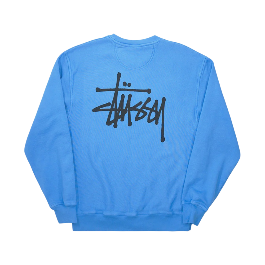 1914879/P Stussy Basic Stussy Pigment Dyed Crew Blue