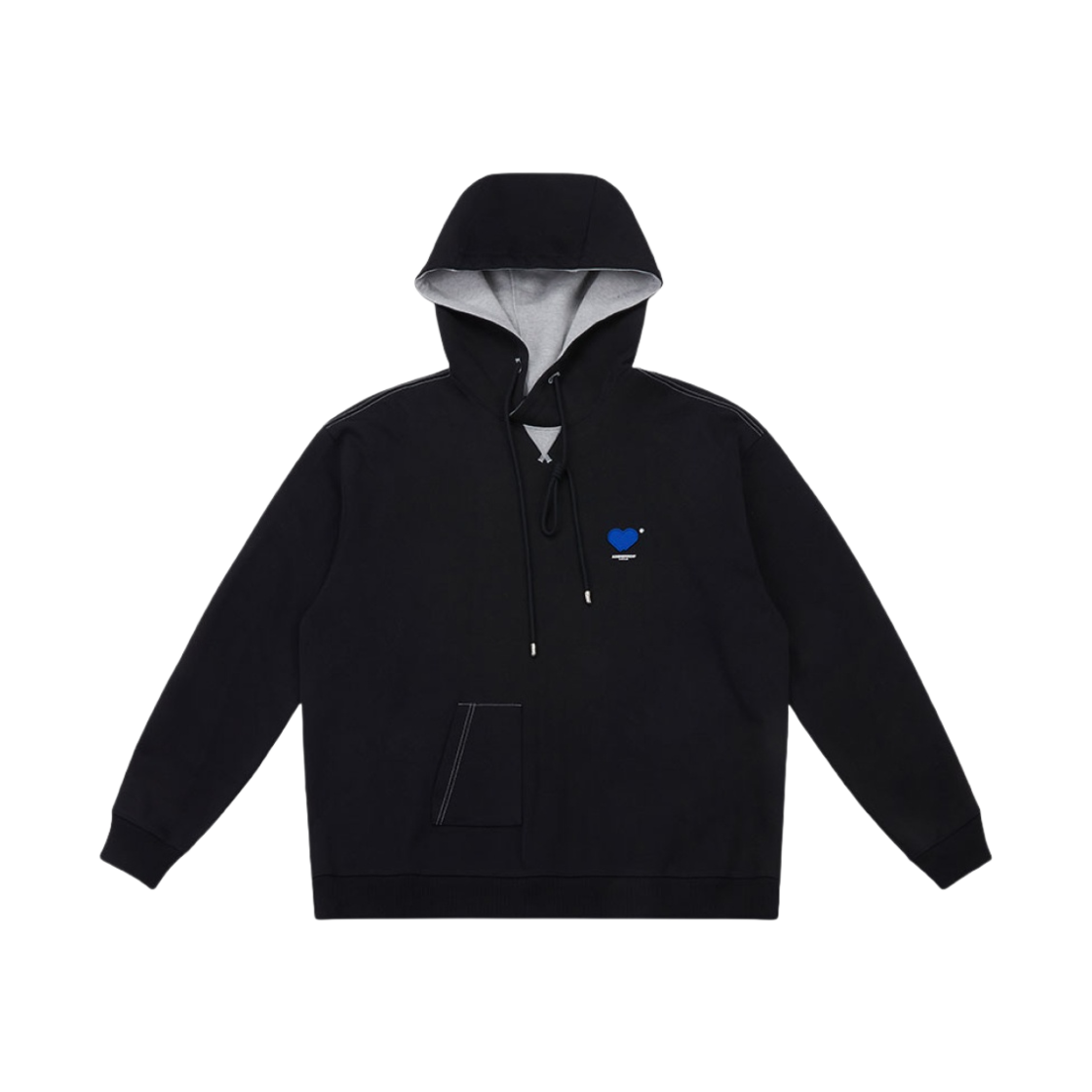 ★ADERERROR★ Twin heart hoodie Noir ADER error Black Twin Heart Hoodie ADER error