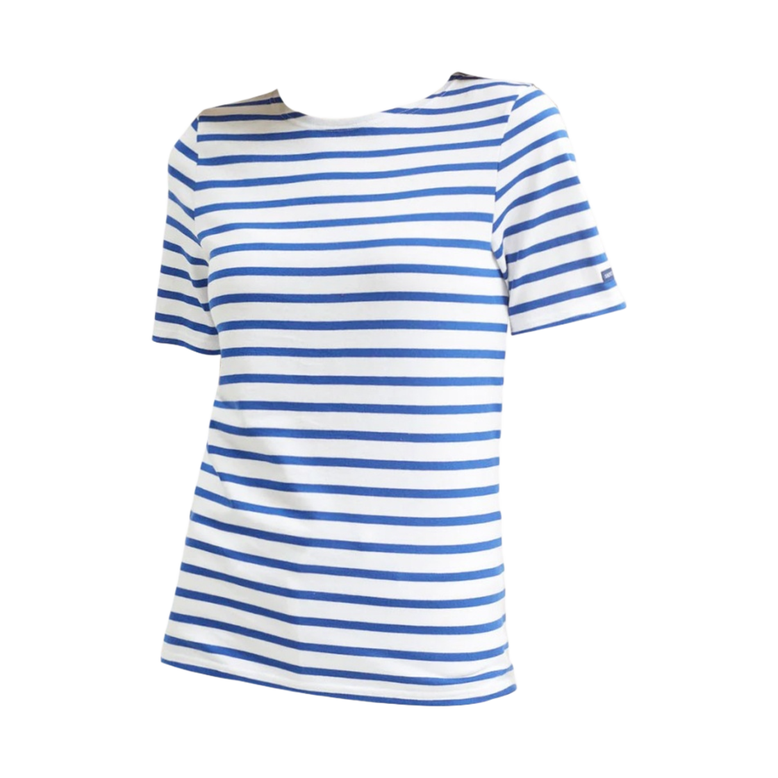 9863-90 Saint James Levant Short Sleeve Striped Sailor T-Shirt Neige Gitane