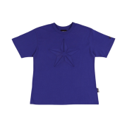 Ajobyajo Star Embossed T-Shirt Cobalt Blue