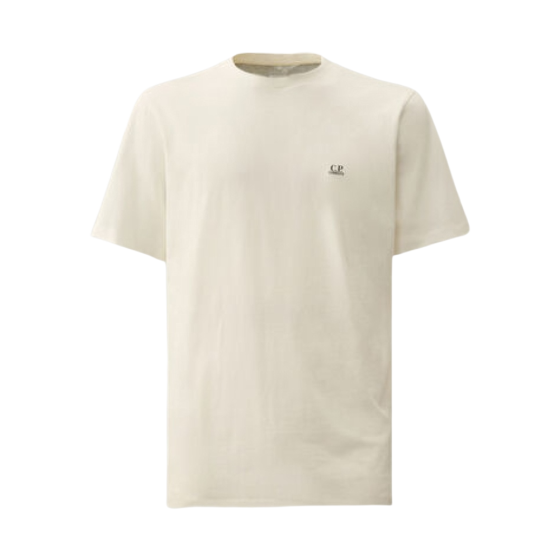 C.P. 컴퍼니 30/1 져지 고글 티셔츠 거즈 화이트 - 24SS(C.P. Company 30/1 Jersey Goggle T-Shirt Gauze White - 24SS) - 1
