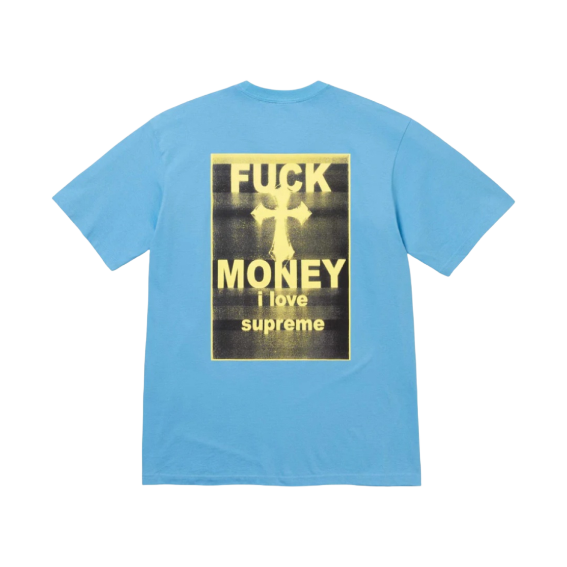 슈프림 퍽 머니 티셔츠 브라이트 블루 - 24FW(Supreme Fuck Money T-Shirt Bright Blue - 24FW) - 1
