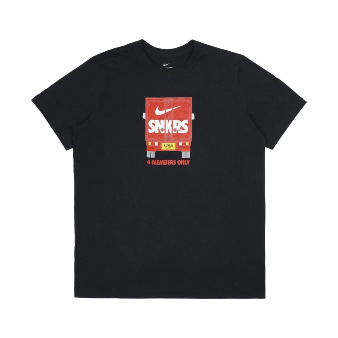 나이키 SNKRS 4주년 멤버스 온리 티셔츠 블랙 (CZ6366-010)(Nike SNKRS 4th Anniversary Members Only T-Shirt Black (CZ6366-010)) - 1