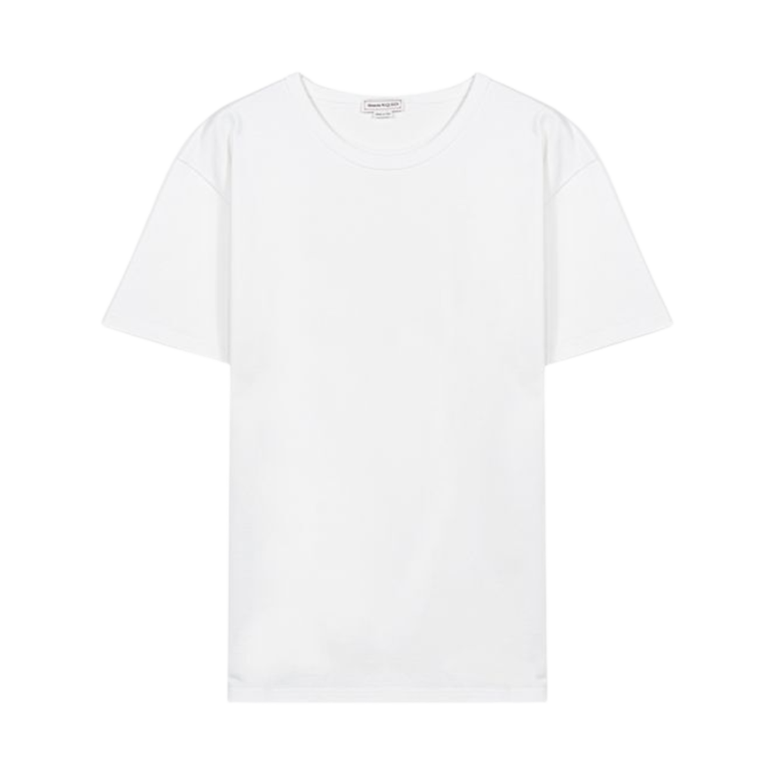 666626QUZ7B0900 Alexander McQueen Graffiti Logo T-Shirt White