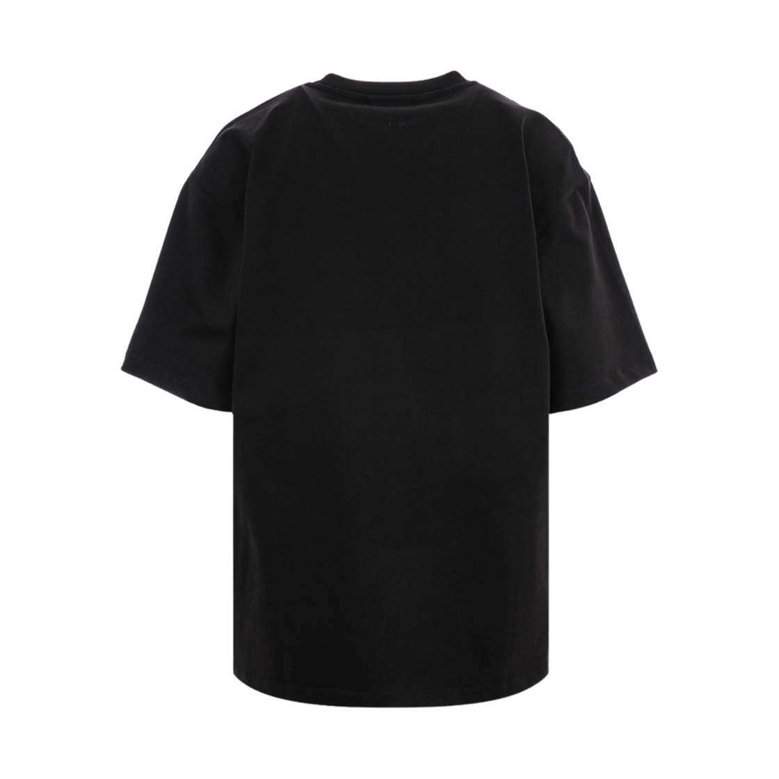 (W) 가니 헤비 코튼 드롭 숄더 하트 티셔츠 팬텀((W) Ganni Heavy Cotton Drop Shoulder Heart T-Shirt Phantom) - 2