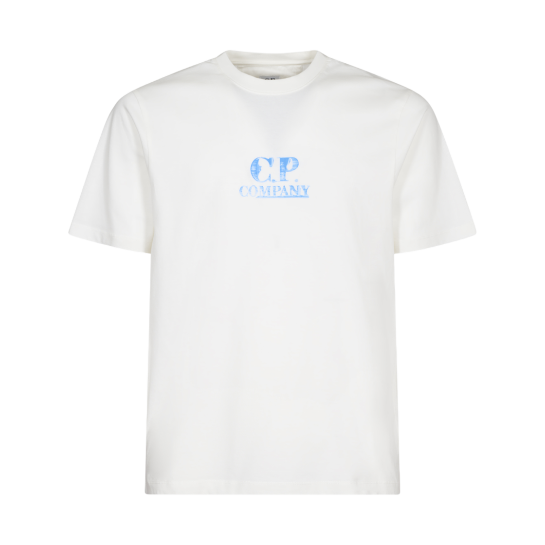 18CMTS143A006586W103 C.P. Company 30/1 Jersey Graphic Logo T-Shirt Gauze White - 25SS