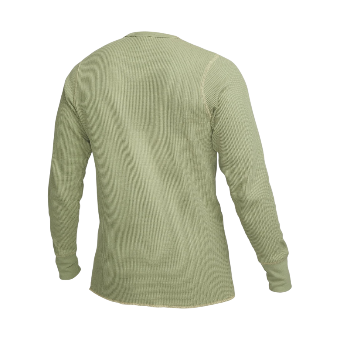 나이키 라이프 헤비웨이트 와플 탑 롱슬리브 오일 그린 - 아시아(Nike Life Heavyweight Waffle Top Long Sleeve Oil Green - Asia) - 2