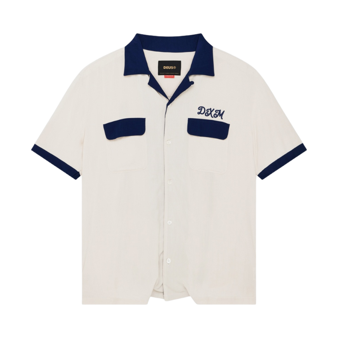 데우스 엑스 마키나 디아블로 볼링 셔츠 아이보리(Deus Ex Machina Diablo Bowling Shirt Ivory) - 2
