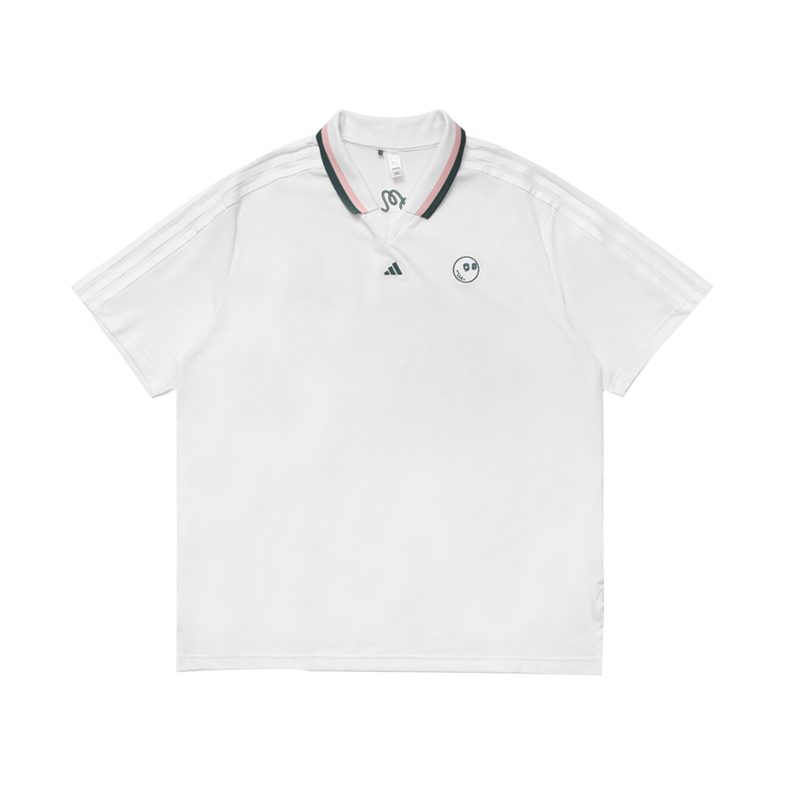 말본 골프 x 아디다스 얼티밋365 골프 저지 폴로 셔츠 화이트 - US 사이즈(Malbon Golf x Adidas Ultimate365 Golf Jersey Polo Shirt White - US Sizing) - 1
