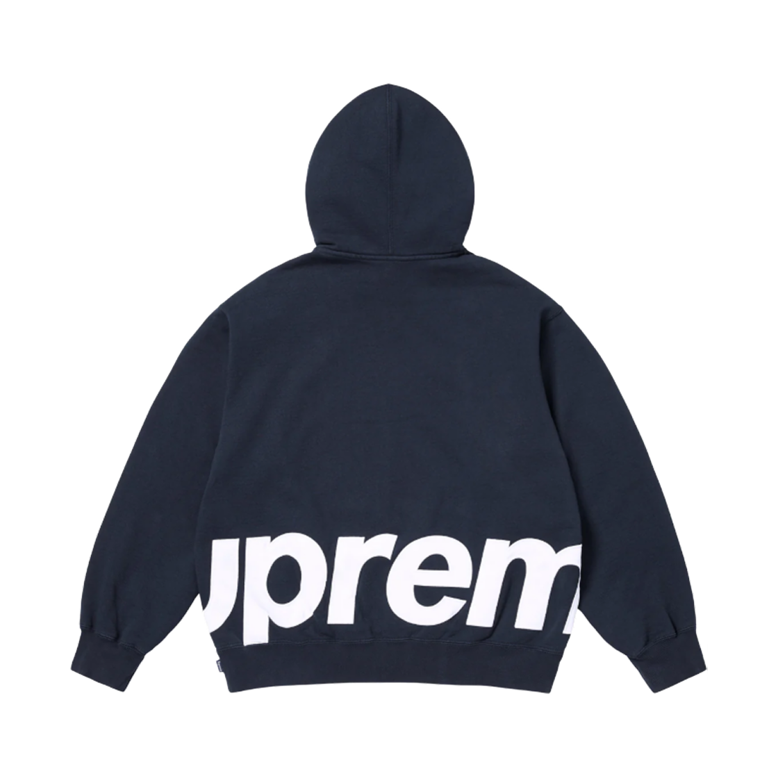 슈프림 빅 로고 집업 후드 스웨트셔츠 네이비 - 25SS(Supreme Big Logo Zip Up Hooded Sweatshirt Navy - 25SS) - 2