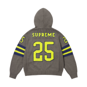 Supreme Sport Zip Up Hooded Sweater Grey - 25SS