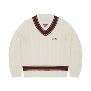 Corteiz Wimbledon Knit Sweater White