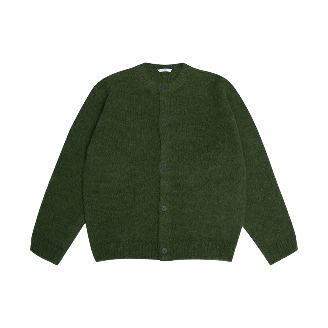 P0002CQH STU Mohair Cardigan Green