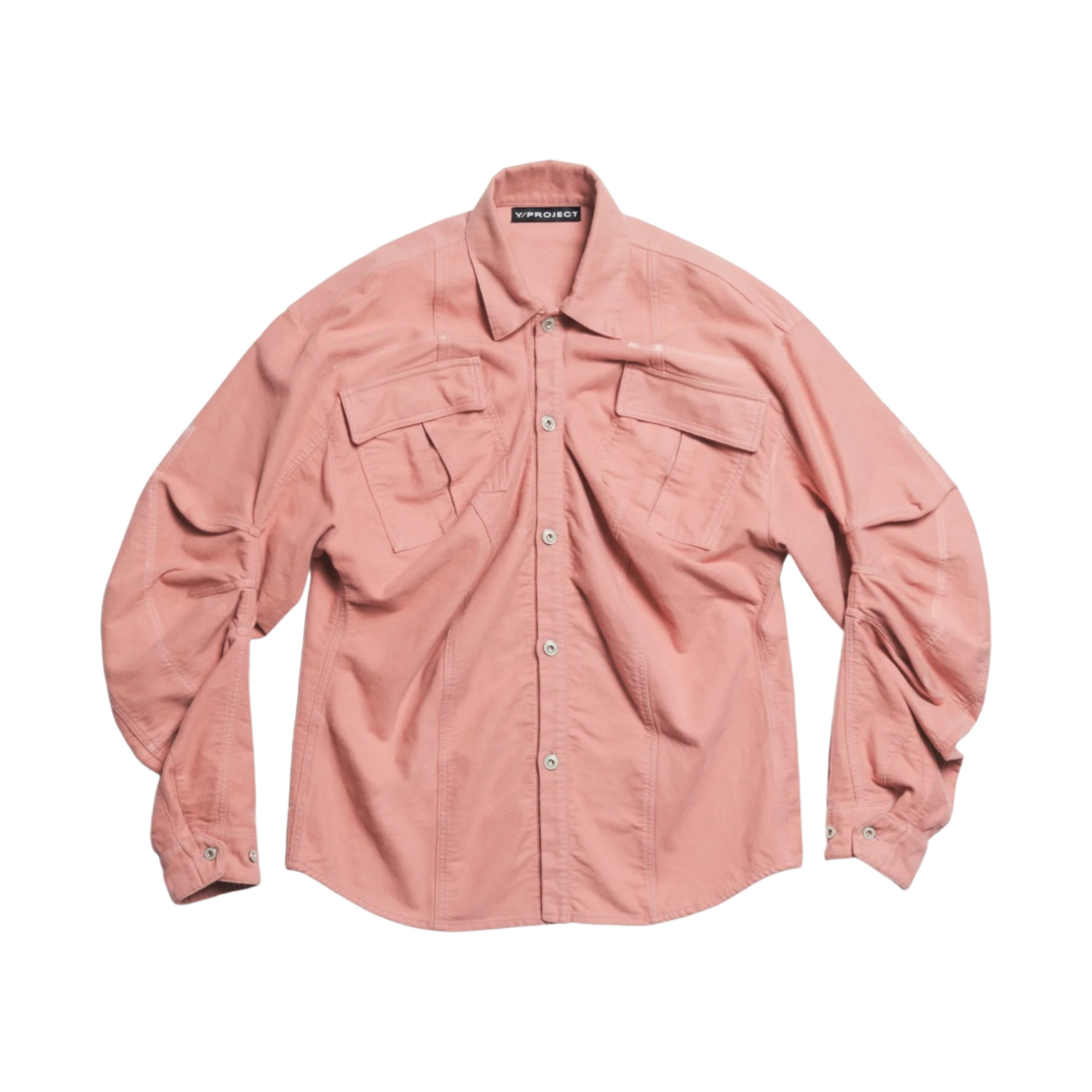 와이프로젝트 카고 셔츠 핑크 - 23SS(Y/Project Cargo Shirt Pink - 23SS)