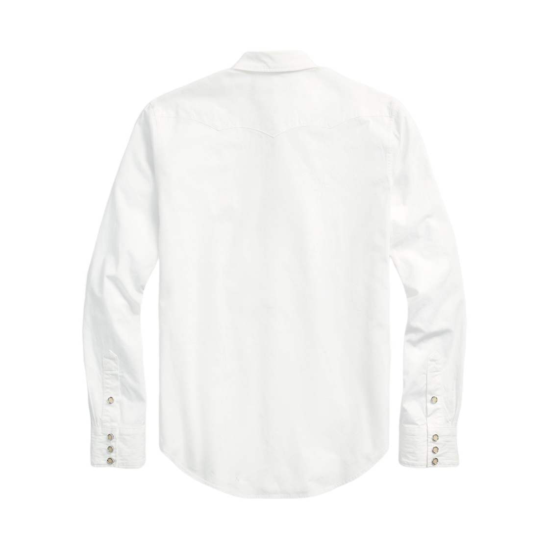 더블알엘 슬림 핏 포플린 웨스턴 셔츠 화이트(Double RL Slim Fit Poplin Western Shirt White) - 2