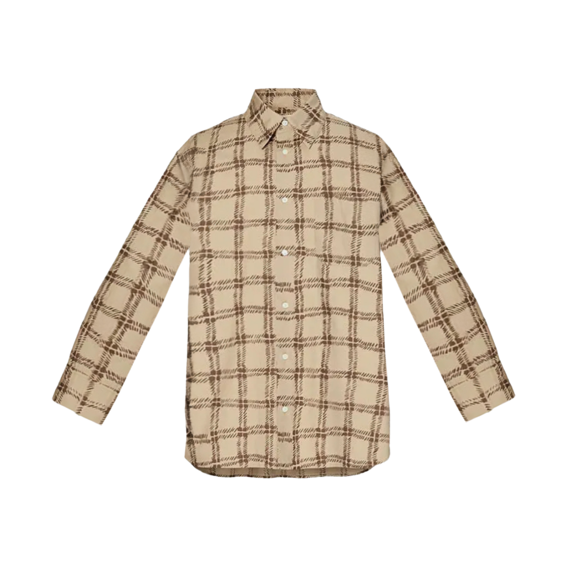 유니클로 x 마르니 오버사이즈 프린트 셔츠 베이지 - KR