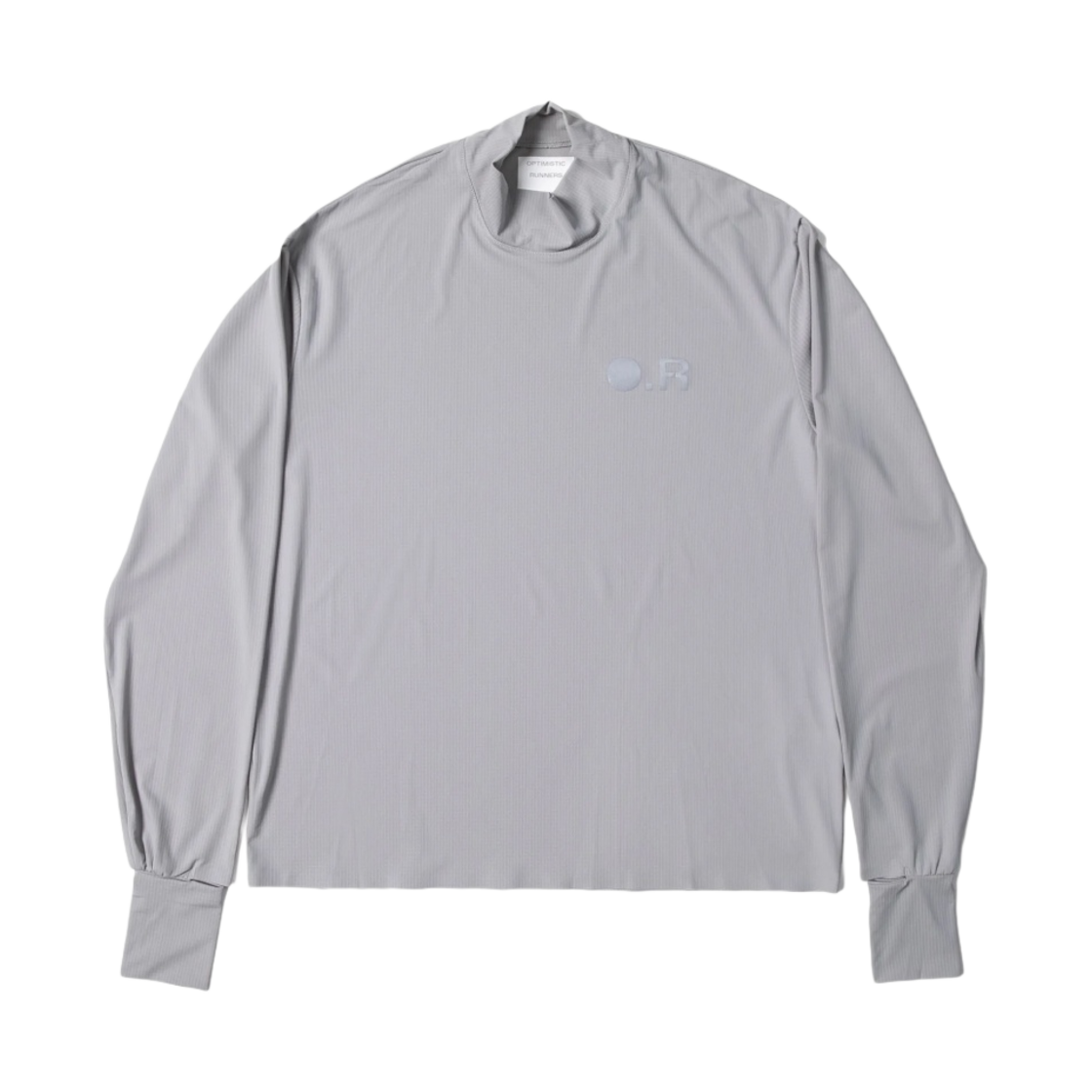 - Optimistic Runners Ripstop Longsleeve Light Grey
