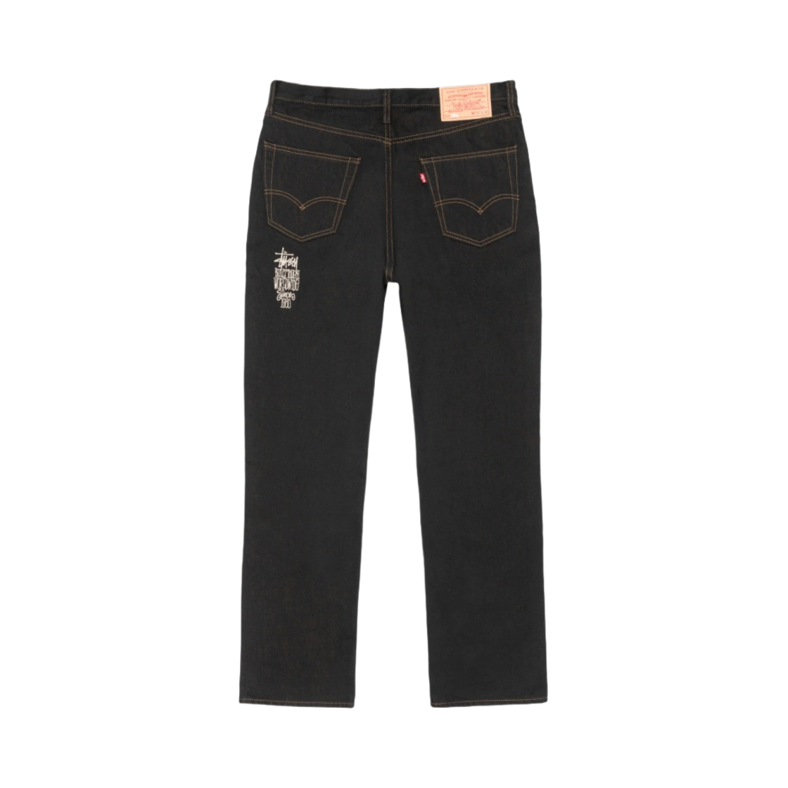 A83270001 Stussy x Levi's Crispy Rinse 568 Jean Black