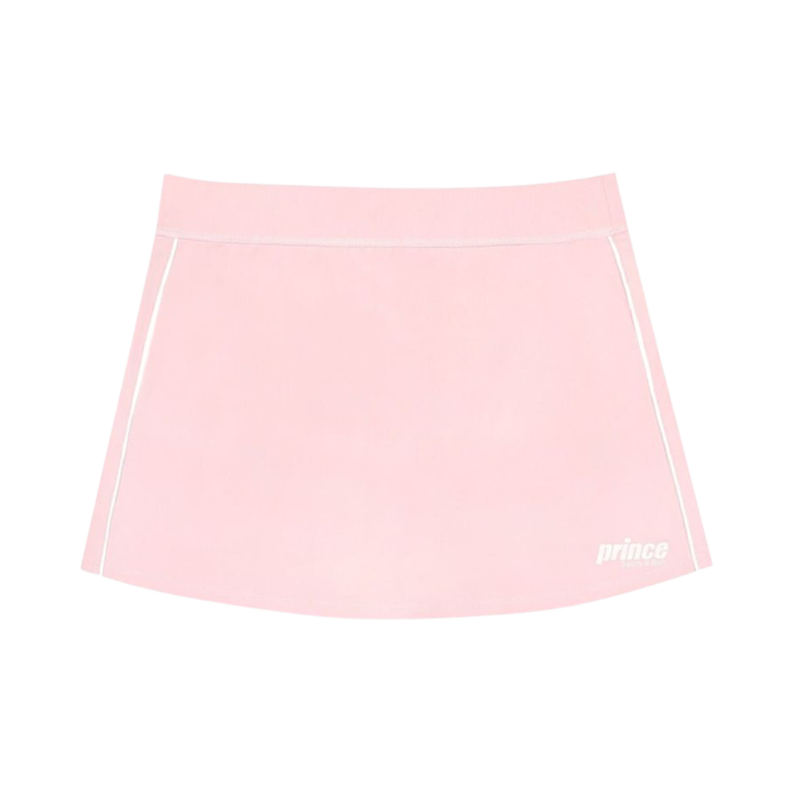 SK1062BP (W) Sporty & Rich x Prince Sporty Court Skirt Baby Pink White