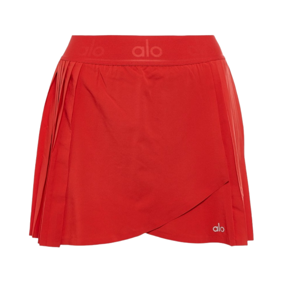 (W) 알로 요가 에이스 테니스 스커트 클래식 레드((W) Alo Yoga Aces Tennis Skirt Classic Red) - 1