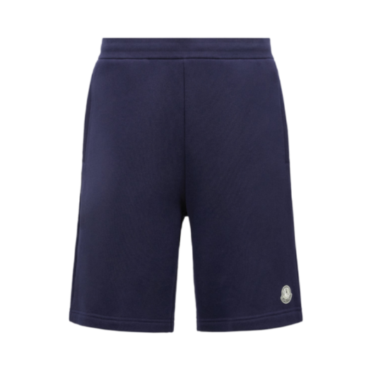 K1-401-8H00001-89AWV-754 Moncler x Mercedes-Benz By Nigo Cotton Shorts Navy Blue - 25SS