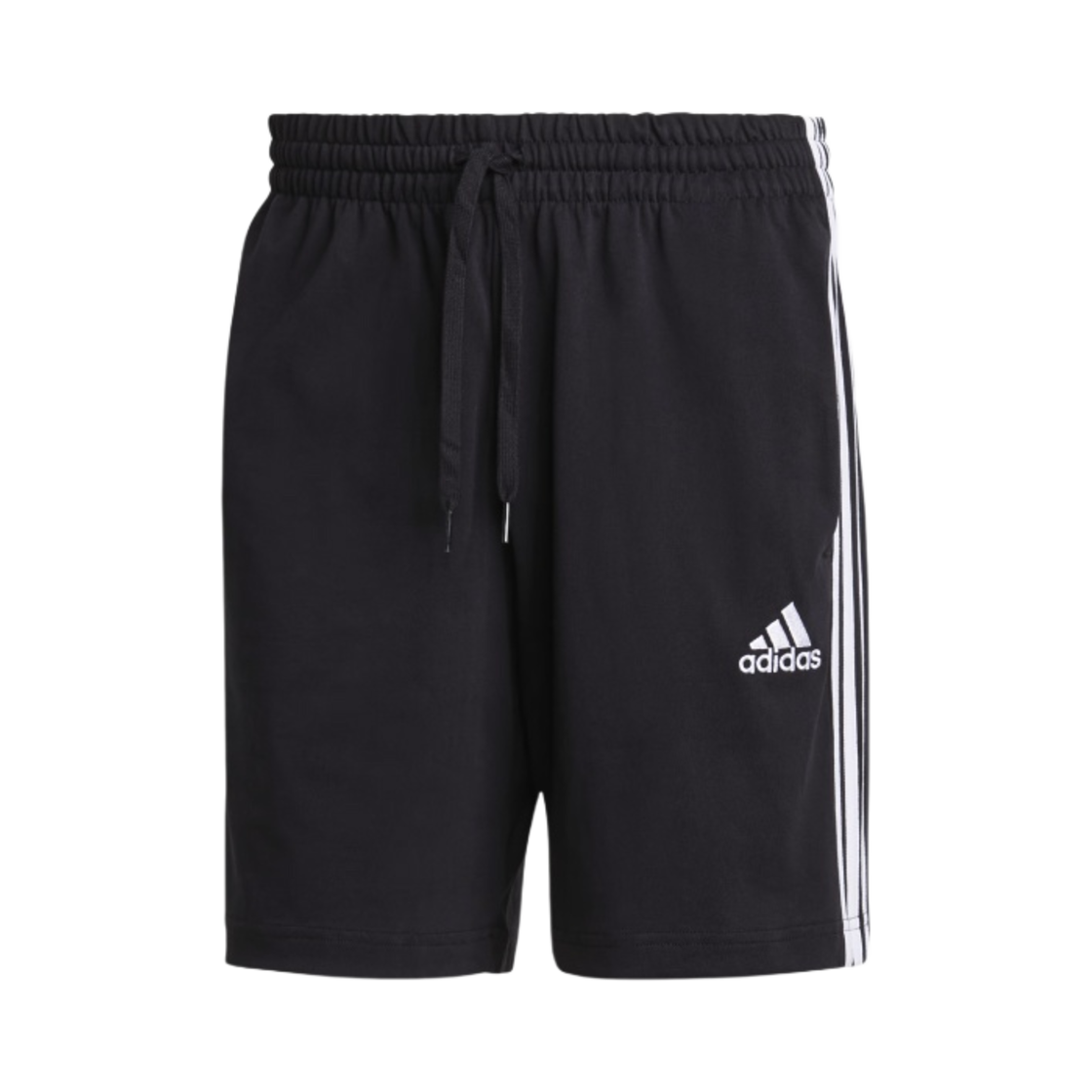 아디다스 에어로레디 에센셜 삼선 쇼츠 블랙 화이트 - KR 사이즈