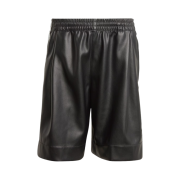 Adidas Originals Faux Leather Adicolor 3S Shorts Black - KR Sizing