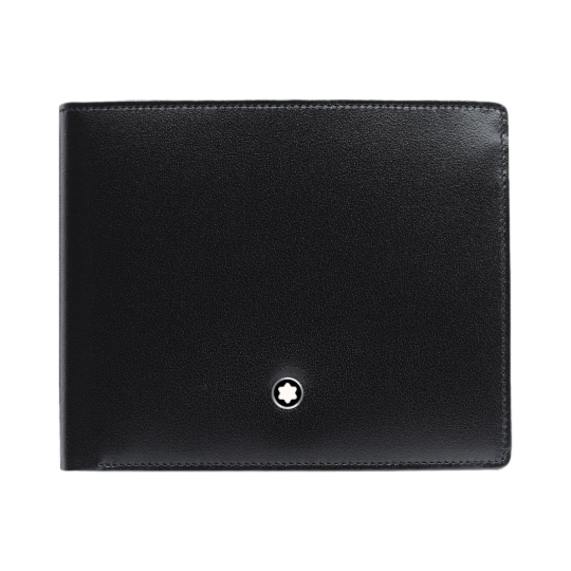 130073 Montblanc Meisterstuck 6cc Wallet with 2 View Pockets Black